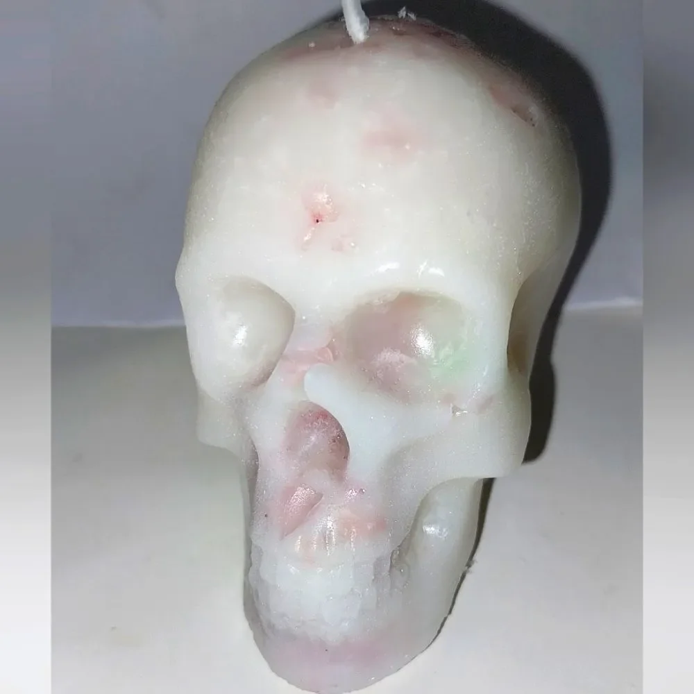 Hand crafted mini skull limited edition from our raging skull candle collection